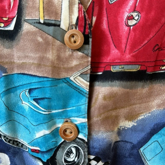 Paradise Found Honolulu Hawaii Corvette Car US Route 66 Sunset Motel Top Vtg L - Picture 7 of 8